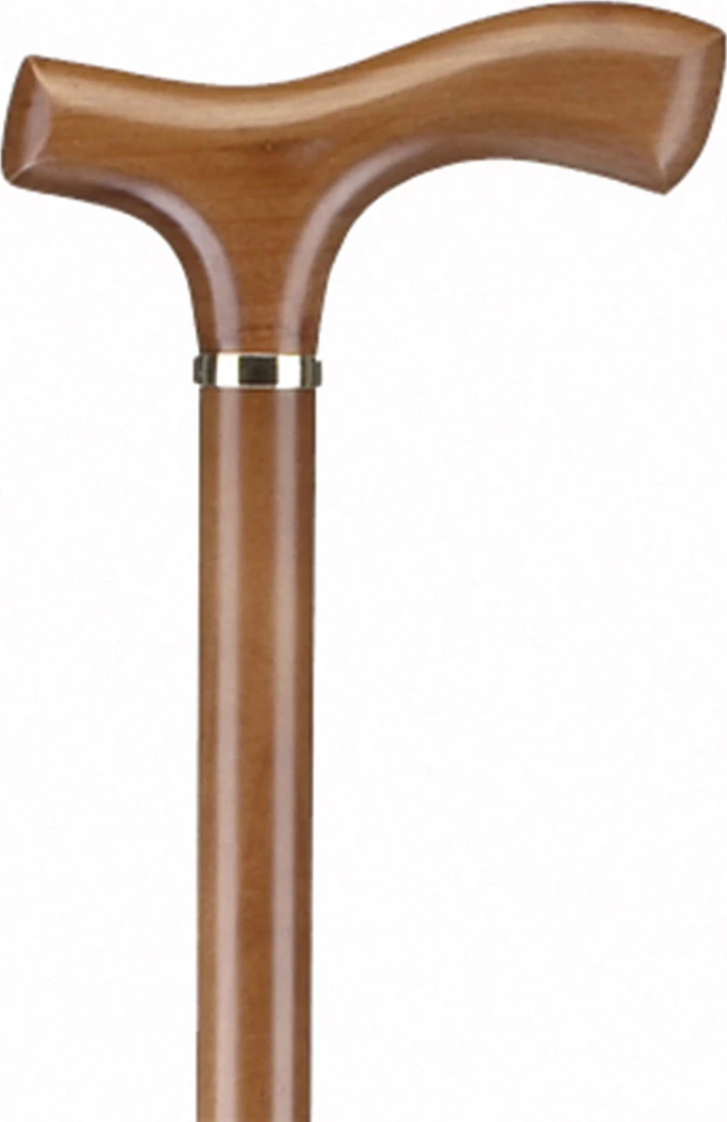Alfa Care Μπαστούνι Ίσια Λαβή Καφέ AC-833