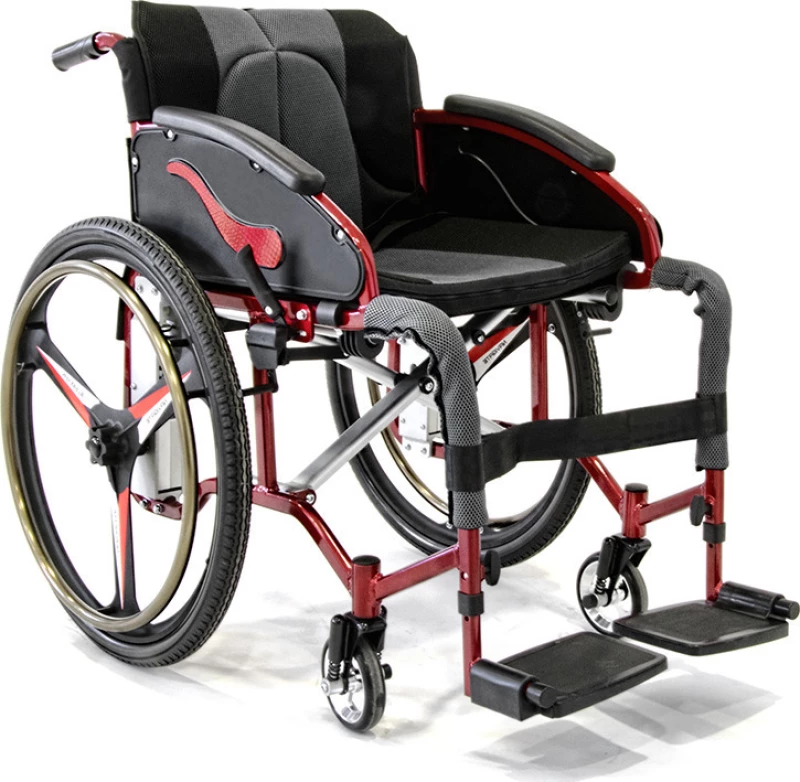Vita Orthopaedics Αμαξίδιο Αλουμινίου V Active 09-2-186 Κόκκινο