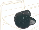 Alfa Care Βάση Ποτηριού για Αμαξίδιο Διπλή AC-463