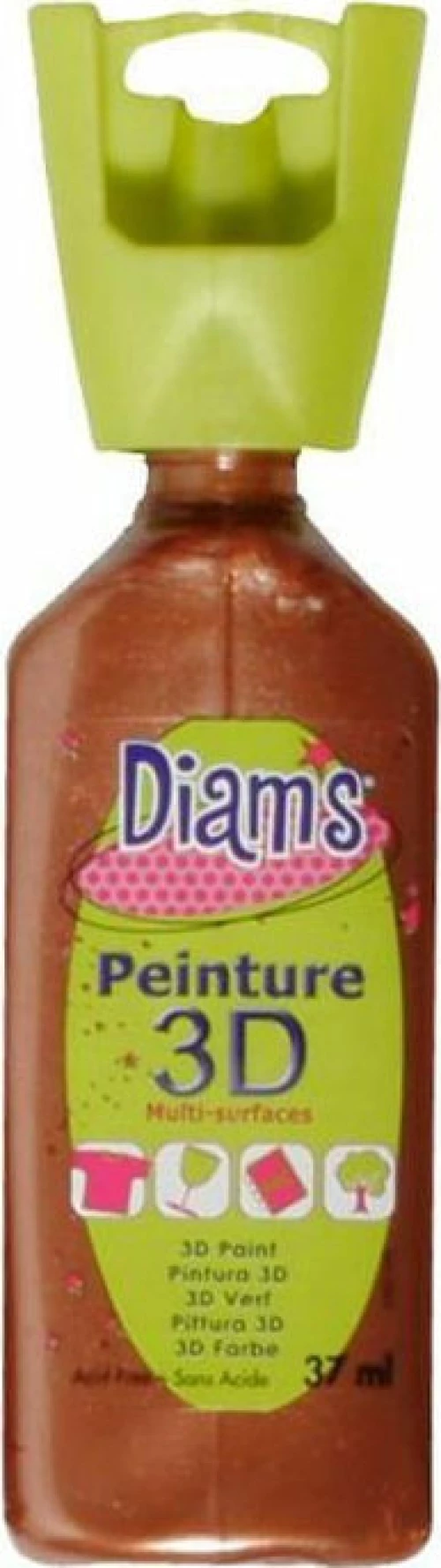 Diam's 3D Περίγραμμα Pearly Copper 37ml