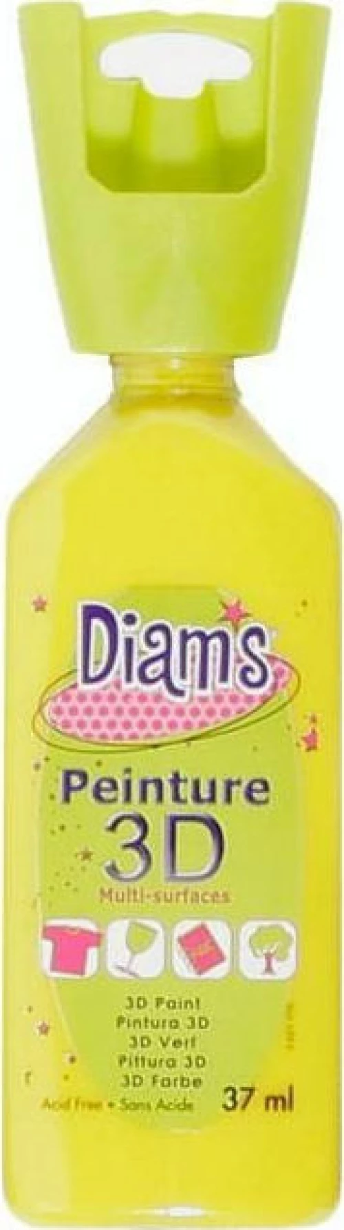 Diam's 3D Περίγραμμα Brilliant Yellow 37ml