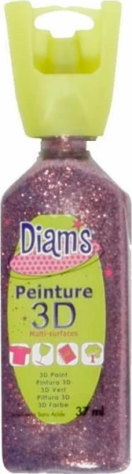 Diam's 3D Περίγραμμα Glitter Pink 37ml