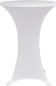 vidaXL Ελαστικό Κάλυμμα Τραπεζιού Λευκό 70cm (4τμχ)
