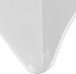 vidaXL Ελαστικό Κάλυμμα Τραπεζιού Λευκό 183x74cm (2τμχ)