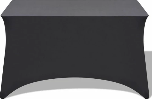 vidaXL Ελαστικό Κάλυμμα Τραπεζιού Γκρι 120x74cm (3τμχ)