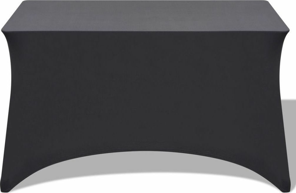 vidaXL Ελαστικό Κάλυμμα Τραπεζιού Γκρι 120x74cm (3τμχ)