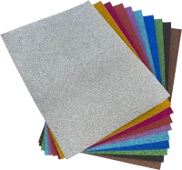 Σετ χαρτόνια Glitter 25x35cm 220gsm 10χρώματα