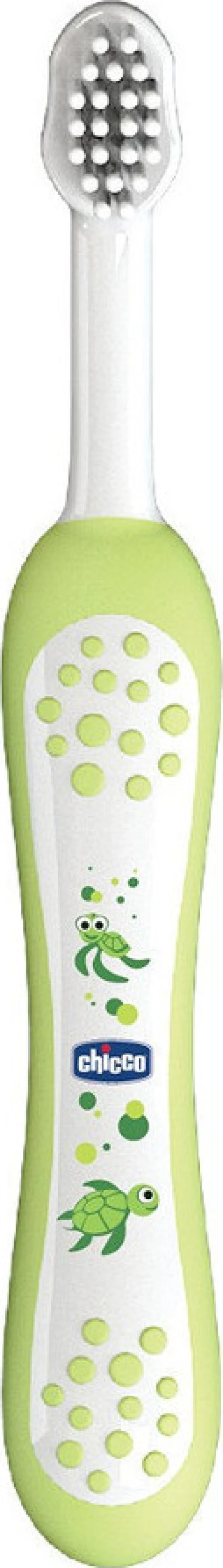 Chicco Οδοντόβουρτσα Πράσινη 6+ Χελωνάκια Soft