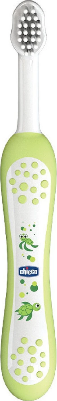 Chicco Οδοντόβουρτσα Πράσινη 6+ Χελωνάκια Soft