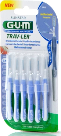 GUM Trav-Ler Cylindrical 0.6mm 6τμχ