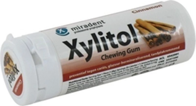 Miradent Xylitol Κανέλλα 30τμχ