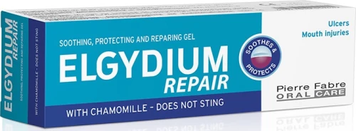 Elgydium Repair Gel, Τζέλ Για Έλκη & Ερεθισμούς Στόματος, 15 ml