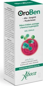 Aboca Oroben Στοματική Γέλη 15ml
