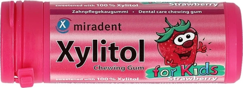 Miradent Xylitol Παιδικές Φράουλα 30τμχ