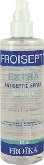 Froika Froisept Extra Antiseptic Spray Solution 80% 100ml