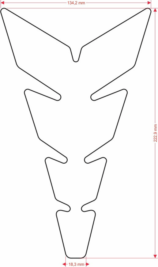 ΑΥΤΟΚΟΛΛΗΤΟ ΡΕΖΕΡΒΟΥΑΡ CGMOS102P MOON SLIM 102 UNIVERSAL TANKPAD| PRINT