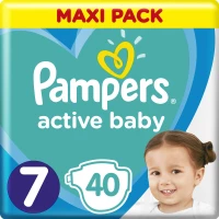 Pampers Active Baby Maxi No 7 (15+kg) 40τμχ