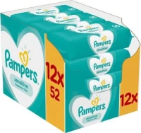 Pampers Sensitive Baby Wipes 12 Packs = 624 Wipes