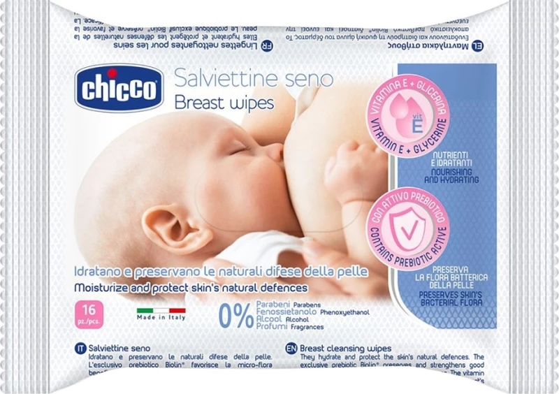 Chicco Breast Wipes 72τμχ