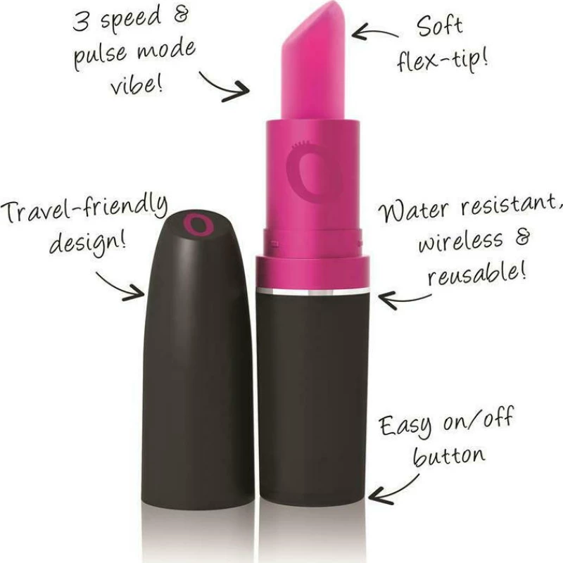 Screaming O Vibrating Lipstick 20cm Pink