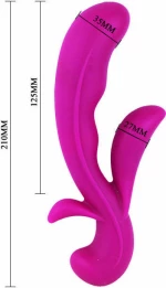 Pretty Love Stamen Massager 21cm Purple