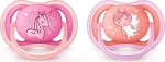 Philips Ultra Air Ορθοδοντική Σιλικόνης 6-18m Ροζ Μονόκερος 2τμχ