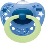 Nuk Signature Night Σιλικόνης 0-6m Blue 1τμχ