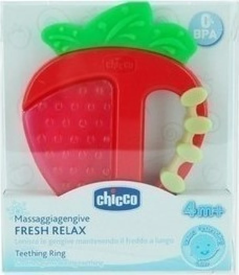 Chicco Δροσιστικός Κρίκος Οδοντοφυΐας Φράουλα 4+ μηνών