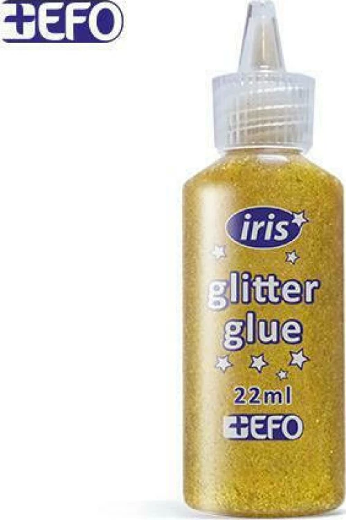 +Efo Iris Χρυσόκολλα Χρυσό 22ml 1τμχ