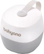 Babyono Θήκη πιπίλας White & Grey