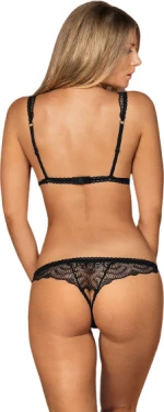 Obsessive Firella Crotchless Teddy Black