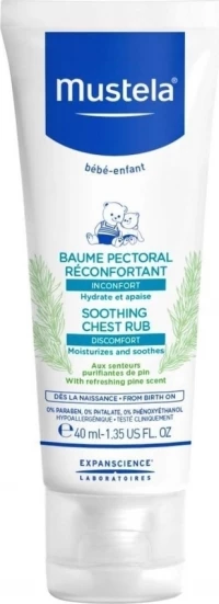 Mustela Soothing Chest Rub 40ml