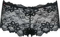 Obsessive Idillia Lace Shorties Black
