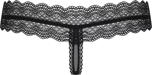 Obsessive 857-THO Lace Thong Black