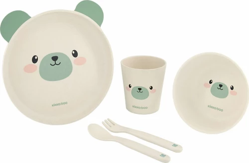 Kikka Boo Bamboo Tableware Bear Mint