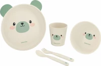 Kikka Boo Bamboo Tableware Bear Mint