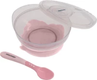 Kikka Boo Bowl With Spoon Pink