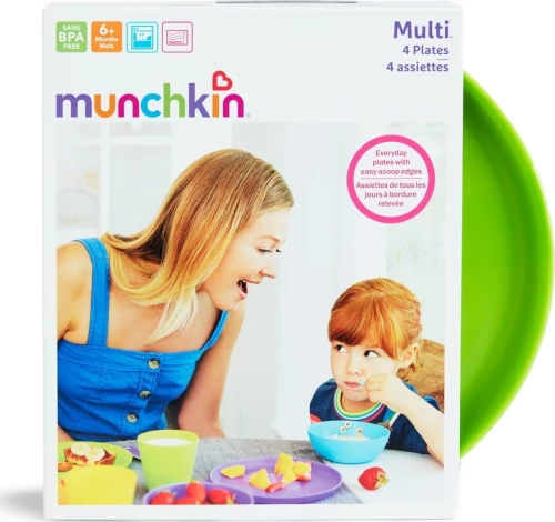 Munchkin Πιάτα Φαγητού 4τμχ