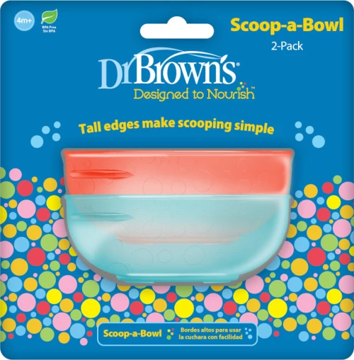 Dr. Brown's Μπωλ Φαγητού 2τμχ