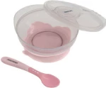 Kikka Boo Bowl With Spoon Beige