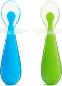 Munchkin Gentle Silicone Spoons Blue/Green 2τμχ