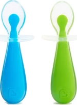 Munchkin Gentle Silicone Spoons Blue/Green 2τμχ