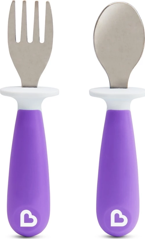 Munchkin Κουτάλι Πιρούνι Purple