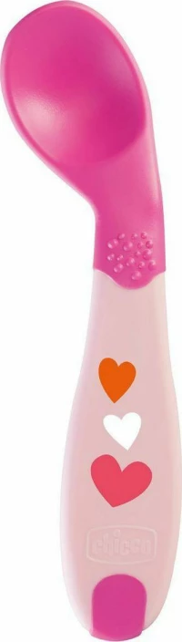 Chicco Baby's First Spoon 8m+ Ρόζ