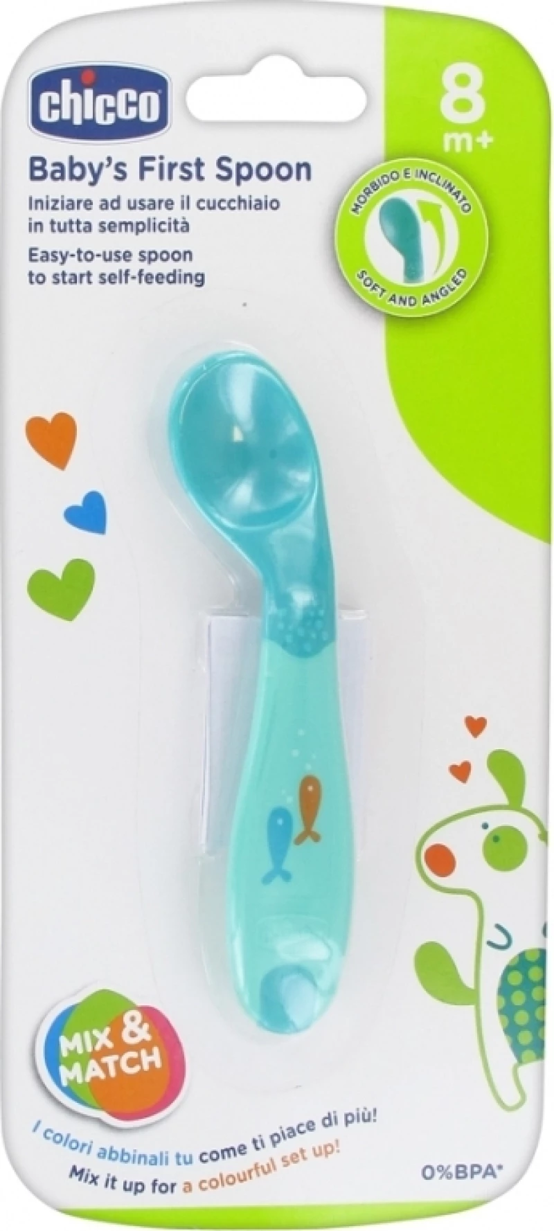Chicco Baby's First Spoon 8m+ Blue