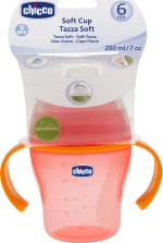 Chicco Μαλακό Κύπελλο Soft Cup Κόκκινο, 6m+