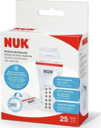 Nuk Σακούλα Αποθήκευσης Γάλακτος 25τμχ