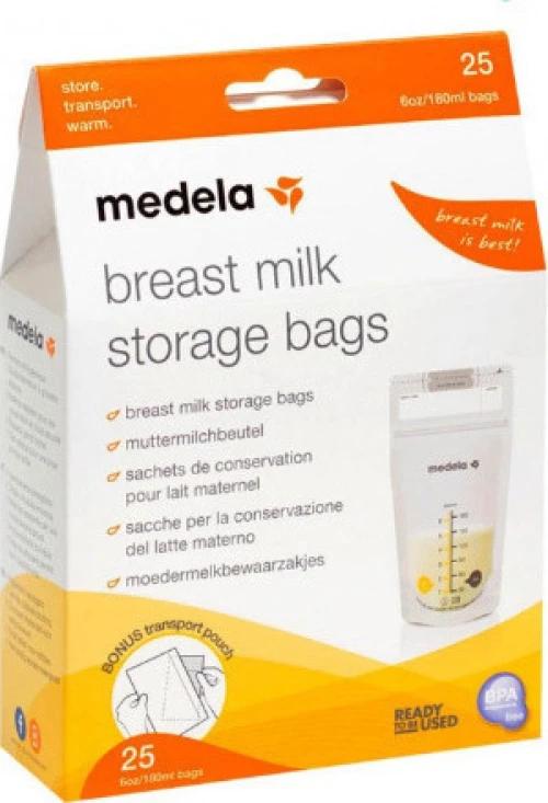 Medela Σακουλάκια Αποθήκευσης Μητρικού Γάλακτος 25x180ml