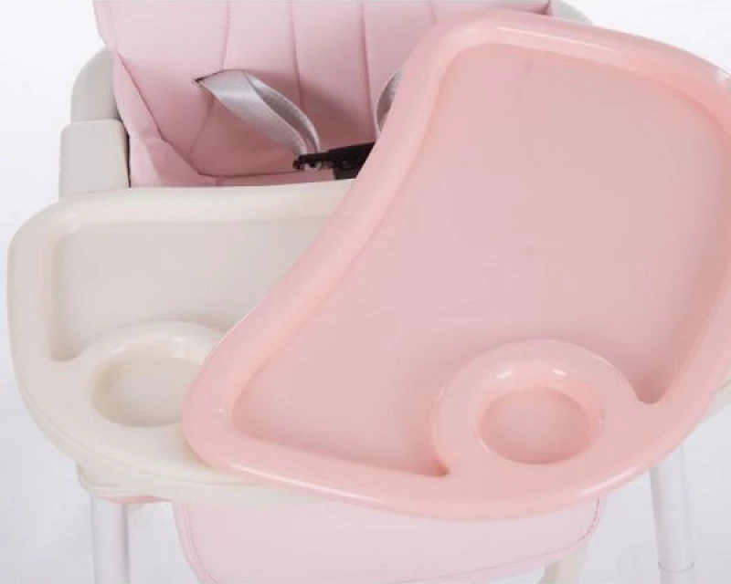 Kikka Boo High Chair 2 in 1 Creamy Pink
