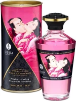 Shunga Erotic Art Aphrodisiac Warming Oil Raspberry Feeling 100ml